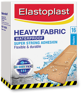 Elastoplast Heavy Fabric Waterproof Plasters 16  (26mm x 76mm) -DISCONTINUED-