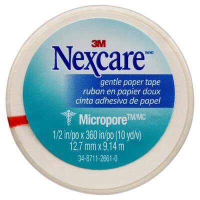 Nexcare Micropore Gentle Tape White (12.7mm x 9.14m)