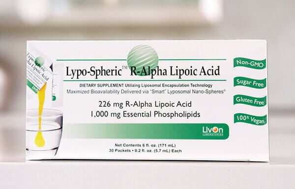 LivOn Lypo-Spheric Alpha Lipoic Acid Sachets 30 x 5.7ml