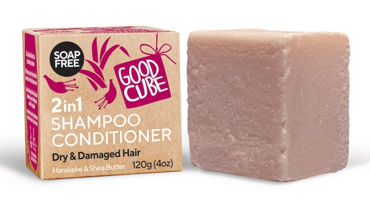 Good Cube 2 in 1 Conditioning Shampoo Bar for Dry & Damaged Hair 120g-1