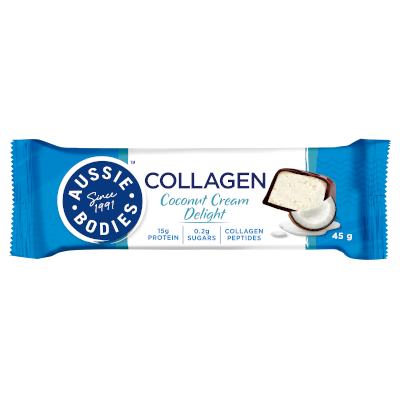 Aussie Bodies Shine Collagen Bar Coconut Cream Delight