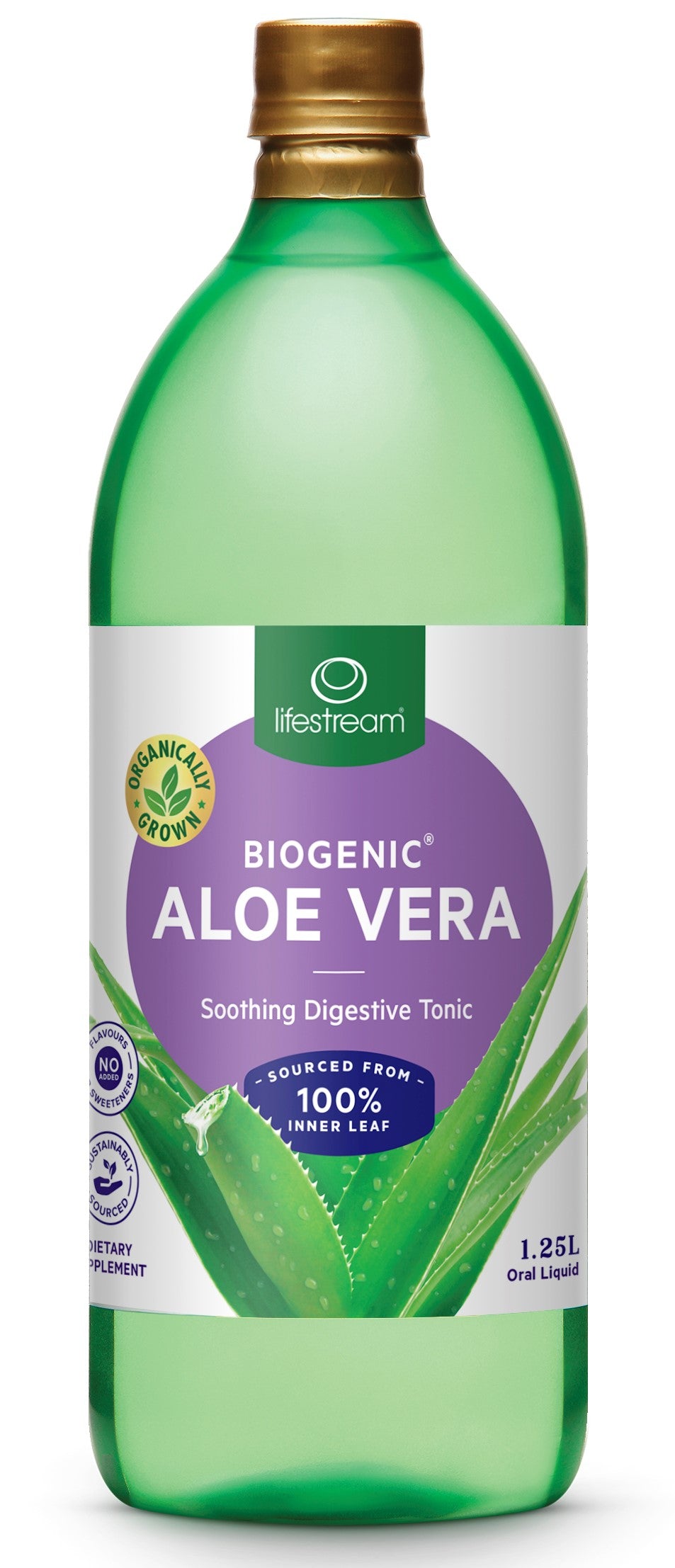Lifestream Biogenic Aloe Vera Juice 1.25 Litres