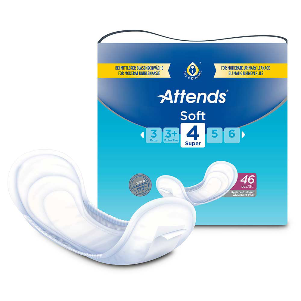 Attends Soft 4 Incontinence Pads 46