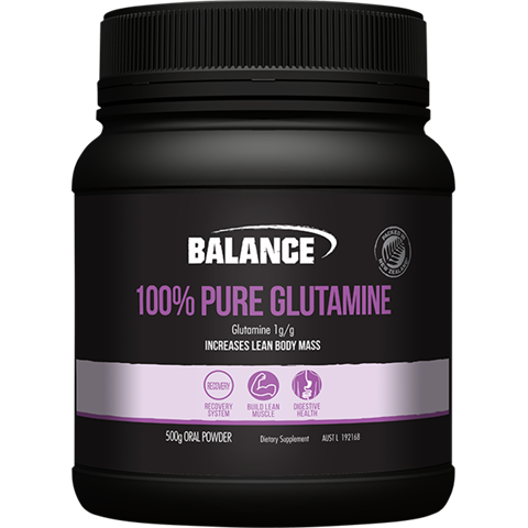 Balance 100% Pure Glutamine Powder 500g