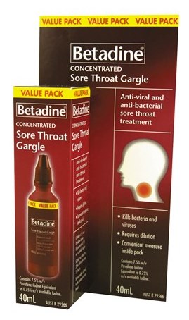 Betadine Concentrated Sore Throat Gargle