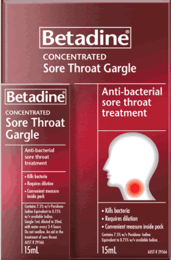 Betadine Concentrated Sore Throat Gargle