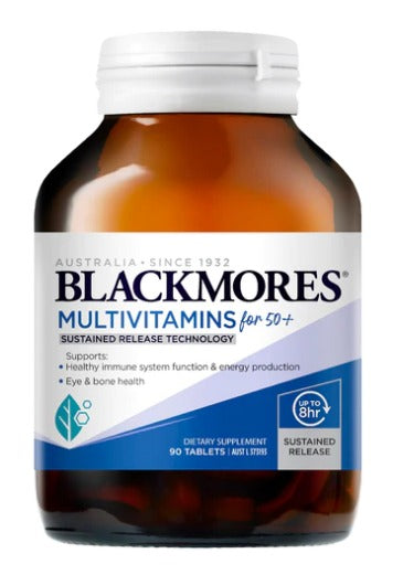 Blackmores Sustained Release Multi For 50+ Tablets 90