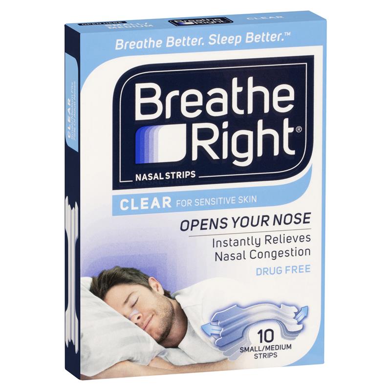 Breathe Right Nasal Strips Clear