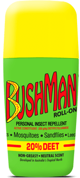 Bushman Insect Repellent 20% DEET Roll On 65g