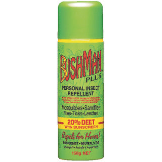 Bushman Plus Insect Repellent 20% DEET with Sunscreen