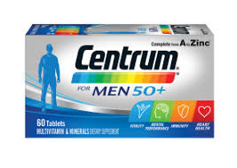 Centrum for Men 50+ Multivitamin and Mineral Supplement Tablets 60