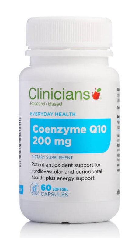 Clinicians Coenzyme Q10 200mg Capsules 60