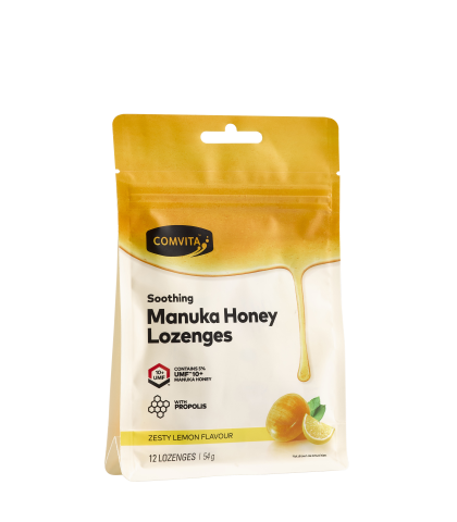 Comvita Manuka Honey Lozenges with Propolis Lemon & Honey Flavour