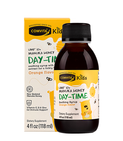 Comvita Kids Day-Time Soothing Syrup with UMF 10+ Manuka Honey 118ml