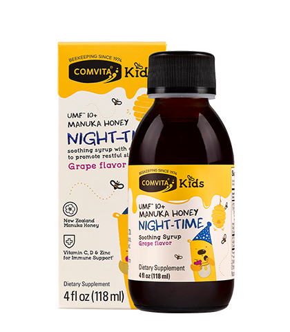 Comvita Kids Night-Time Soothing Syrup with UMF10+ Manuka Honey 118ml