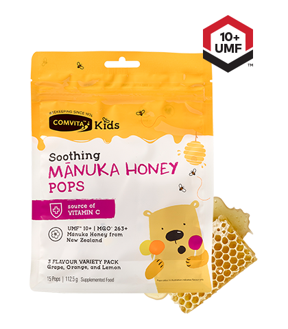 Comvita Kids Soothing Manuka Honey Pops 15