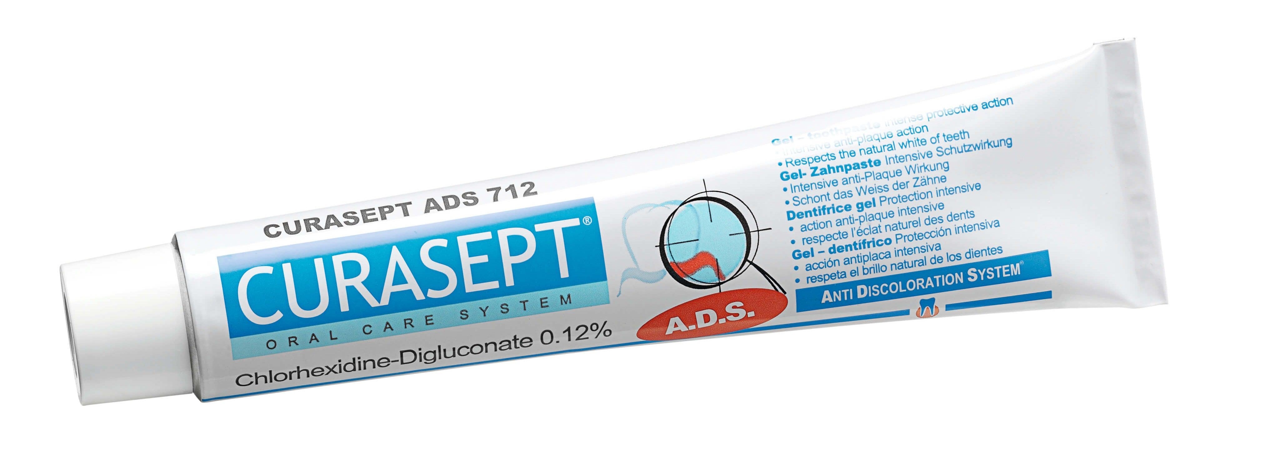 Curasept ADS 712 SLS Free Gel Toothpaste 75ml