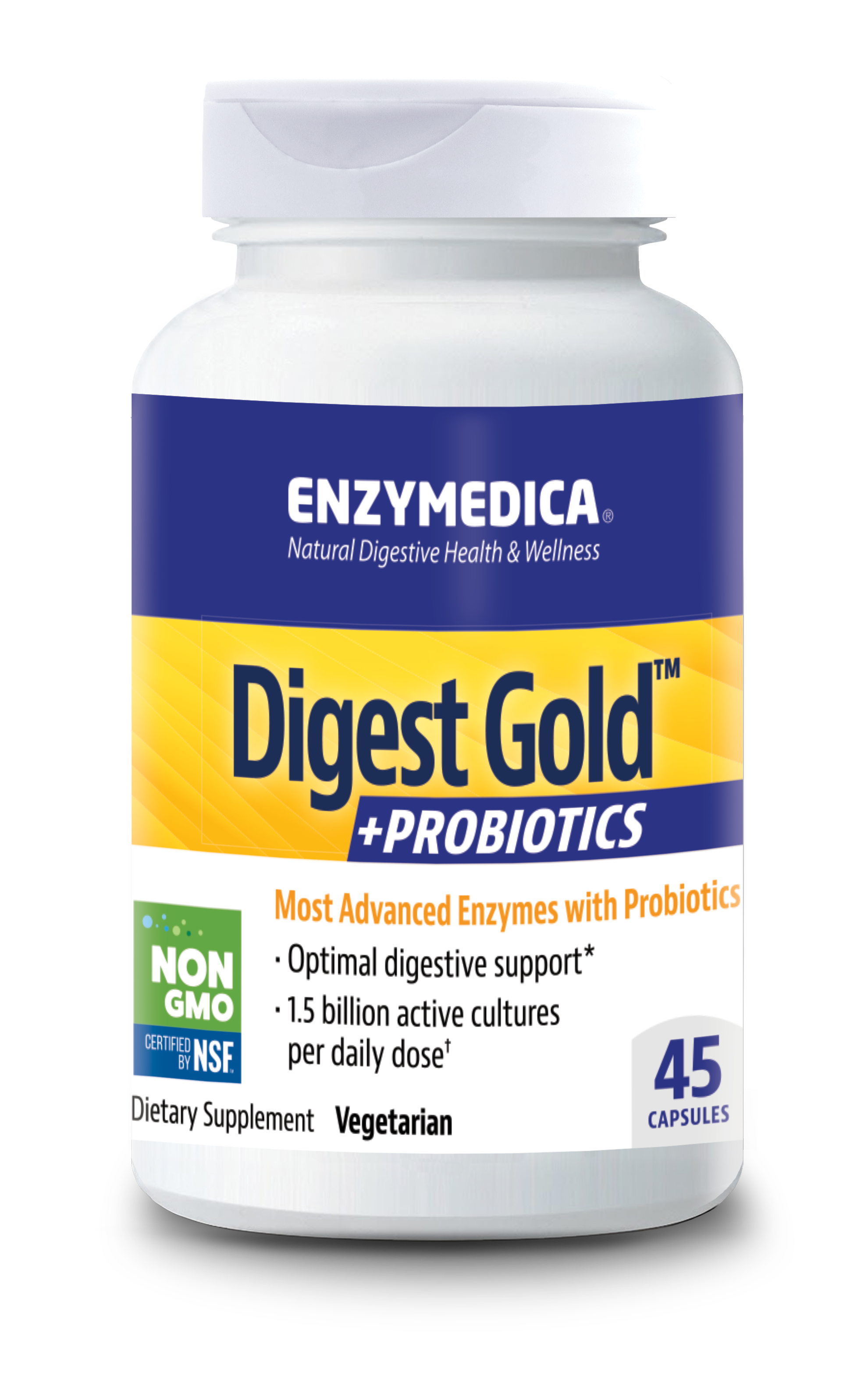 Enzymedica Digest Gold + Probiotics Capsules 45