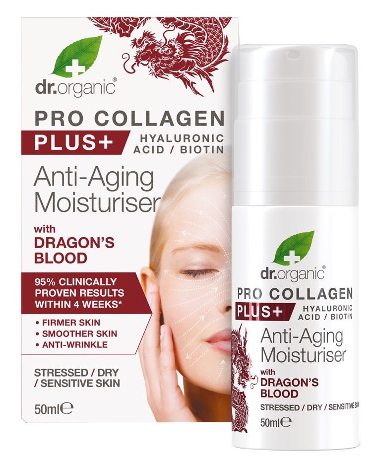 Dr Organic Pro Collagen Plus+ Anti-Aging Moisturiser with Dragon Blood 50ml