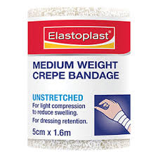 Elastoplast Medium Crepe Bandage 5cm x 1.6m