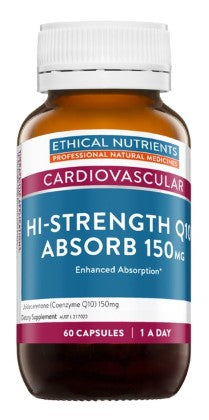 Ethical Nutrients Hi-Strength Q10 ABSORB 150mg Capsules 60