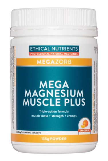 Ethical Nutrients Mega Magnesium Muscle Plus Powder 135g