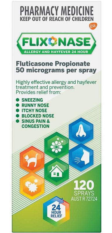 Flixonase Hayfever & Allergy Once Daily Nasal Spray 50mcg 120 doses