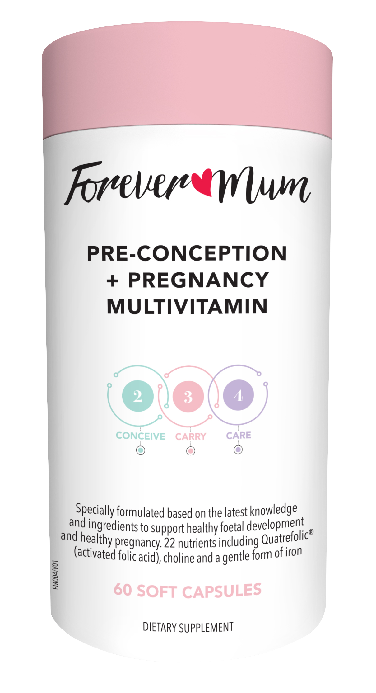 Forever Mum Pre-Conception + Pregnancy Multivitamin Capsules 60
