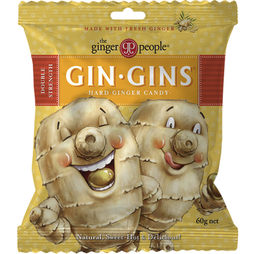 Gin Gins Double Strength Hard Ginger Candy 60g