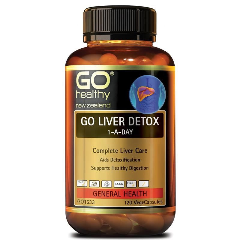 Go Healthy Liver Detox 1-A-Day Capsules 120