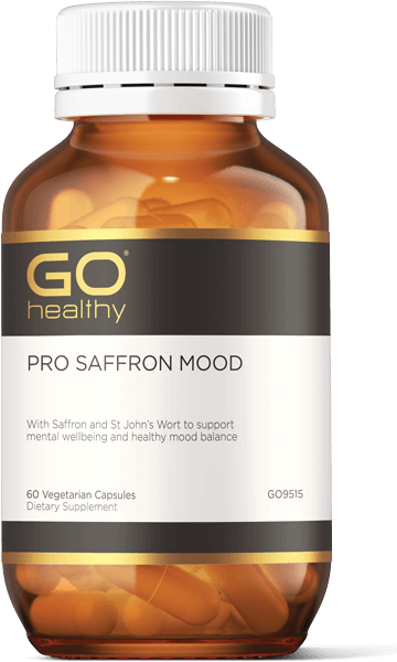 Go Healthy Pro Saffron Mood Vegetarian Capsules 60