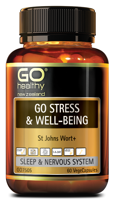 Go Healthy Stress & Well-Being St Johns Wort+ VegeCapsules 60