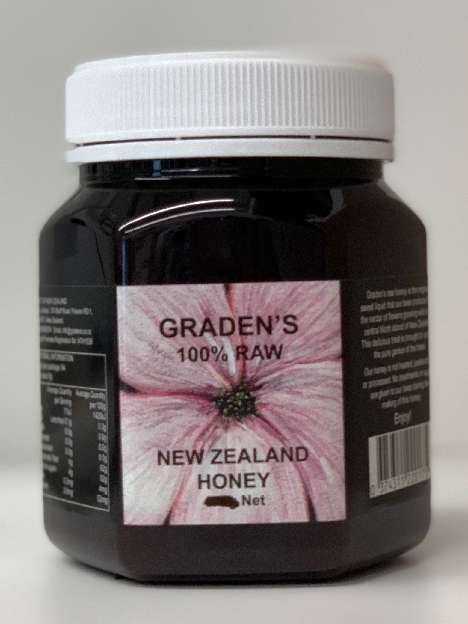 Graden's 100% Raw New Zealand Honey 1kg