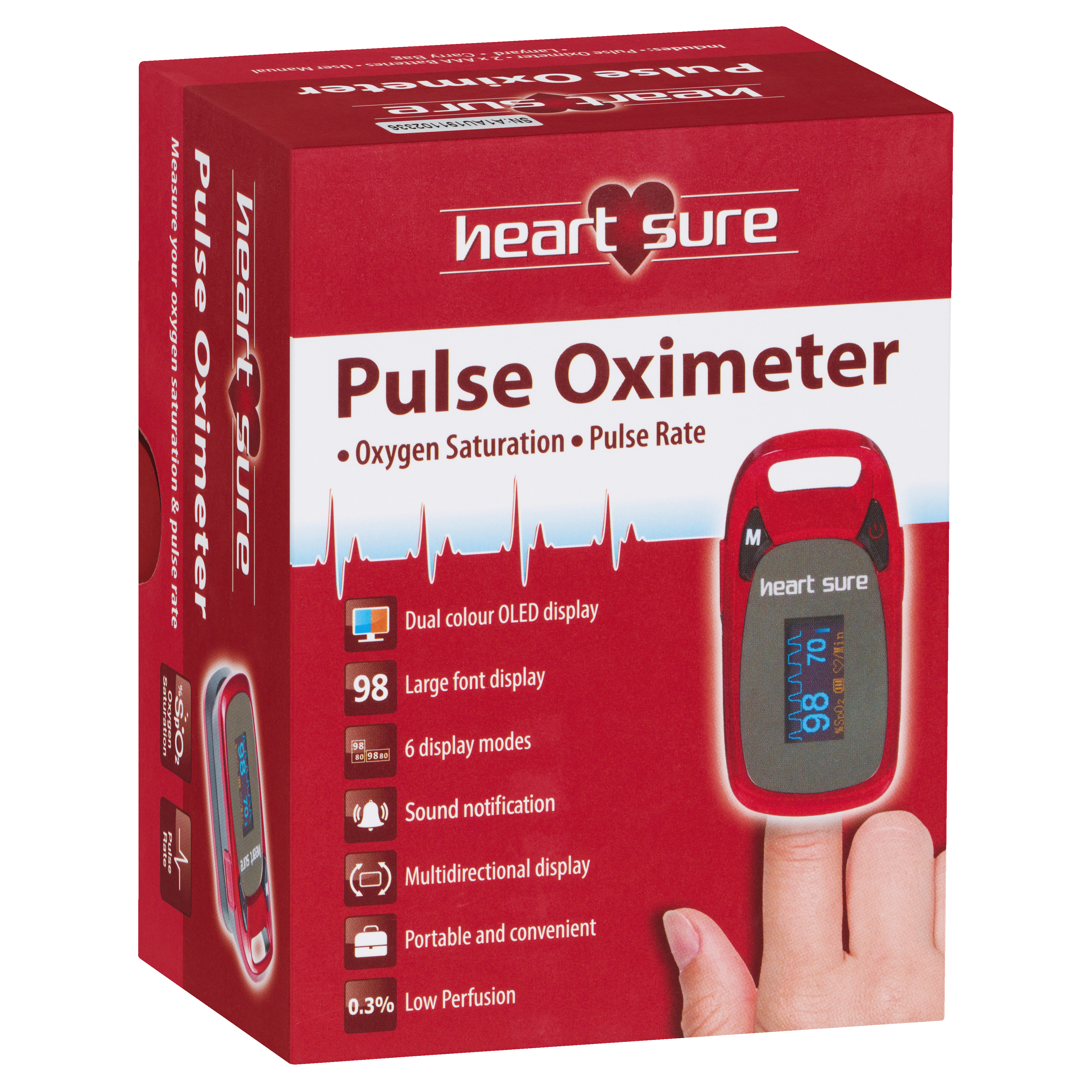 Heart Sure Fingertip Pulse Oximeter A320