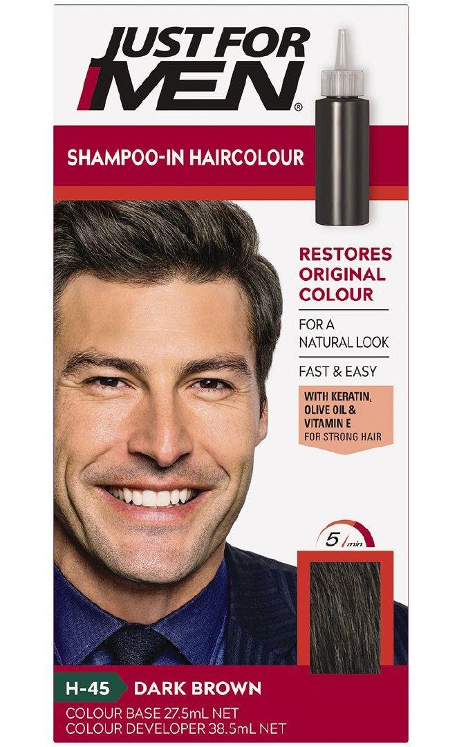 Just for Men Shampoo-In Haircolour - Dark Brown 