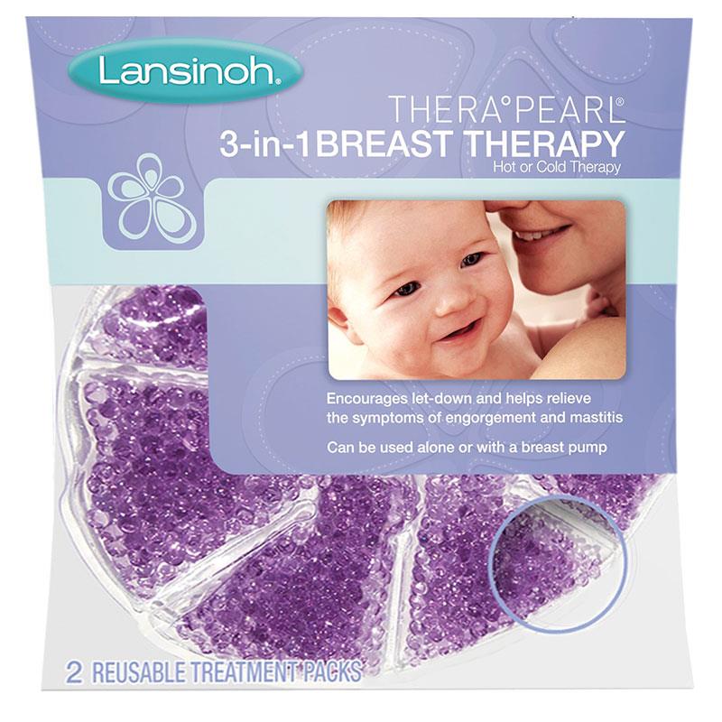 Lansinoh TheraPearl 3-in-1 Breast Therapy Gel Packs 1 Pair