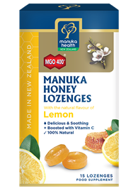 Manuka Health Manuka Honey and Lemon Lozenges 15