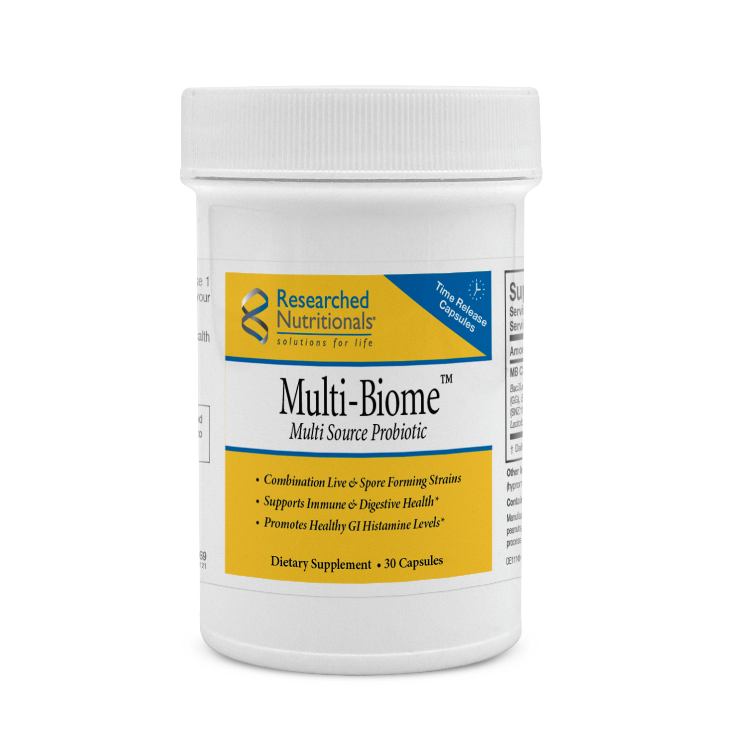 Researched Nutritionals Multi-Biome Multi Source Probiotic Capsules 30