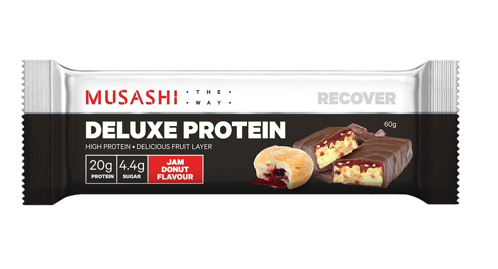 Musashi Deluxe Protein Bar Jam Donut