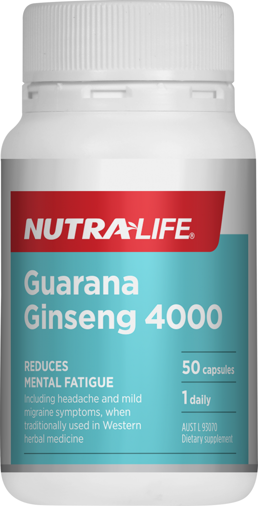 Nutra-Life Guarana Ginseng 4000 Capsules 50