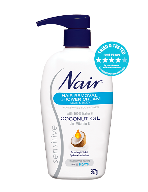 Nair Hair Removal Shower Cream with Coconut Oil 357g