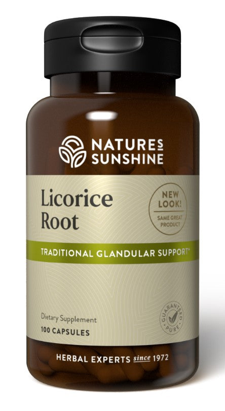 Nature's Sunshine Licorice Root Capsules 100