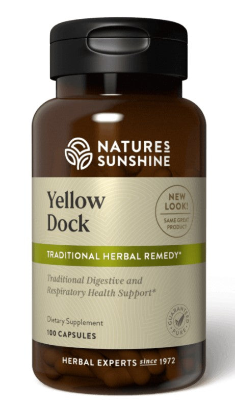 Nature's Sunshine Yellow Dock Capsules 100