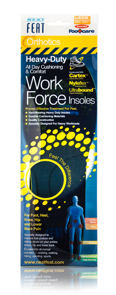 Neat Feat Orthotics Work Force Insoles - Main Image