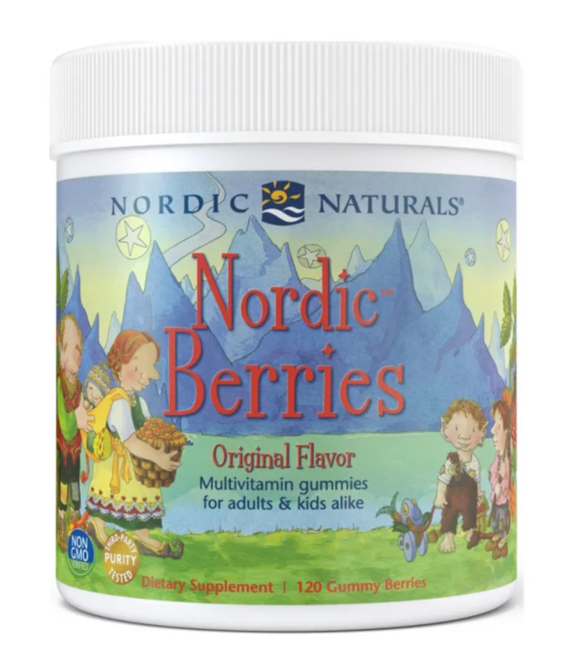 Nordic Naturals Nordic Berries Multivitamin Chews 120 Original Citrus Flavour