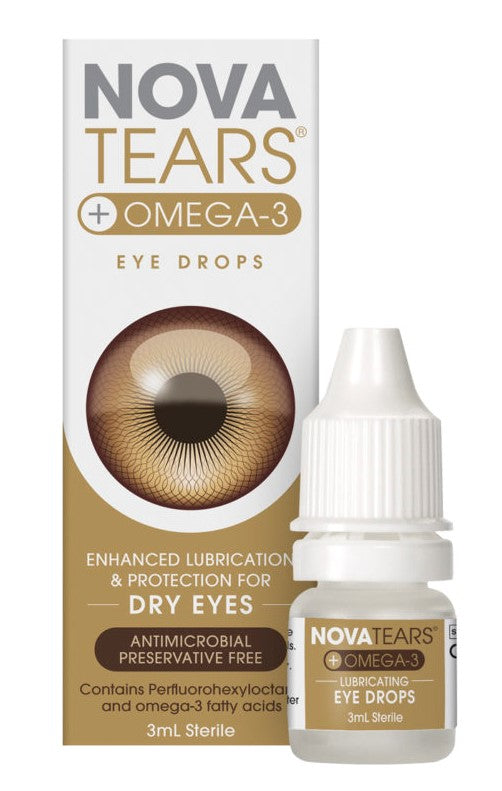 NovaTears + Omega-3 Eye Drops 3ml