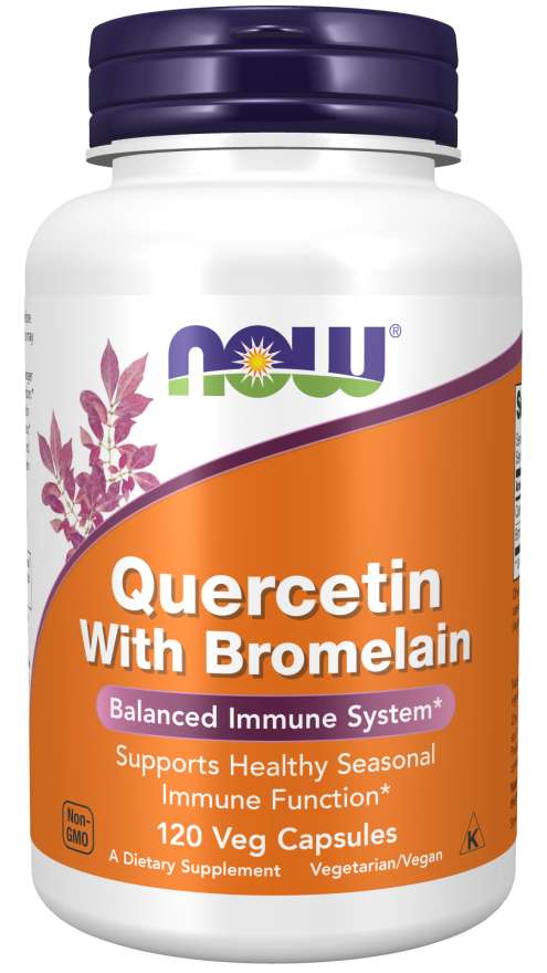 Now Foods Quercetin with Bromelain Veg Capsules