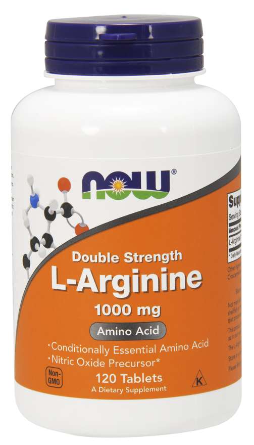 Now Foods Double Strength L-Arginine 1000mg Tablets 120