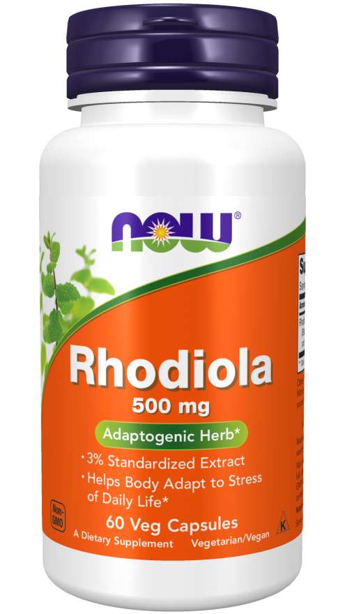 Now Foods Rhodiola 500mg Veg Capsules 60