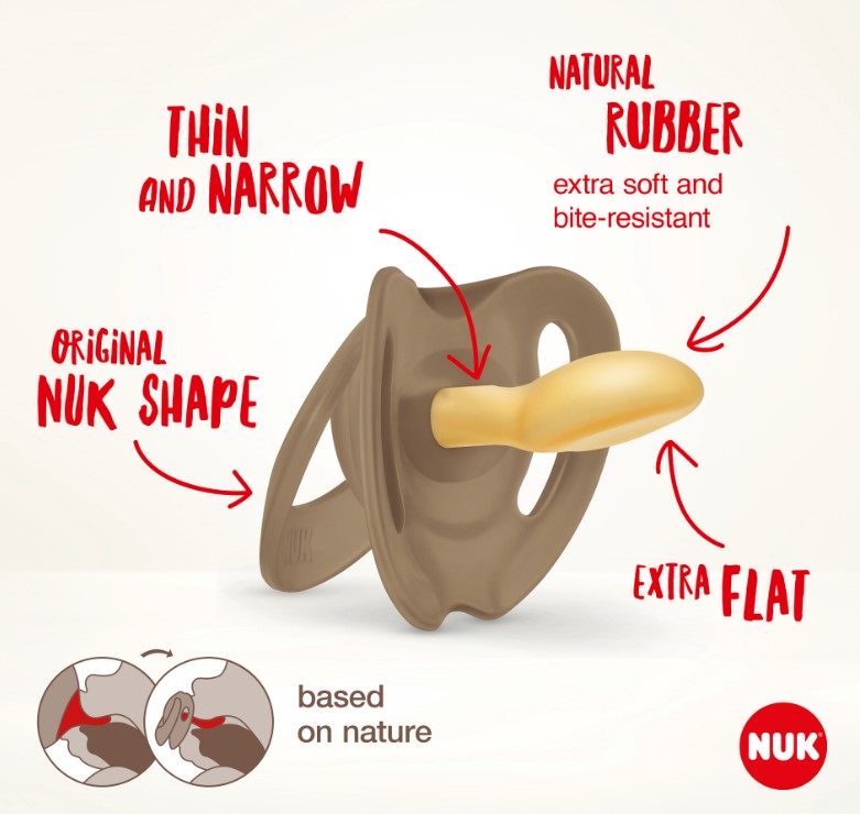 NUK For Nature Latex Soothers 2